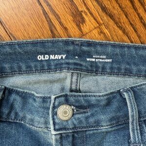 WOMENS OLD NAVY HIGH RISE STRAIGHT JEAN
